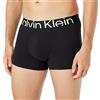 Calvin Klein Pantaloncino Boxer Uomo Cotone Elasticizzato, Nero (Black), M