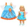 Osuter Vestiti Bambole Vestito Carino Vestiti Bambole Reborn Abbigliamento Baby Born Abito Baby-Doll per Bambole 35-43 cm