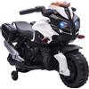 HOMCOM Moto Elettrica per Bambini 6V con Fari e Clacson