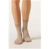Calzedonia Calzini A Costine Glitter Naturale
