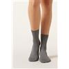 Calzedonia Calzini A Costine Glitter Grigio