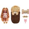 Na! Na! Na! Surprise Na Na Na Surprise Teens Slumber Party Bambola alla moda LARA VONN - Giocattolo per Bambini - Da collezione - in tessuto da 27 cm, ispirata a un orsetto - Capelli castani