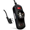 V-TAC Multipresa Elettrica USB C Power Delivery 20W + Porta USB A + 2 Prese Laterali 10/16A Bipasso e 1 Frontale 10/16A Bipasso Schuko - Ciabatta Type-C - Presa per Casa, Ufficio - Nera