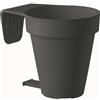 Erba Balconetta E-smart 2.0 cm 20 antracite con sottovaso