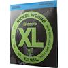 D'Addario Corde per Basso Elettrico XL Nickel 45-105, Scala Super Lunga | Le corde per basso elettrico XL Nickel offrono timbro brillante, feeling uniforme e lunga durata.