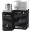 bugatti Profumo da uomo Iconiq Black da 100 ml, profumo da uomo, legnoso, ambrizzato, note complesse in cardamomo, legno di sandalo, lavanda e ambra, profumo da uomo