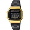 CASIO OROLOGIO ICONIC DIGITALE NERO E ORO UOMO-DONNA CASIO VINTAGE