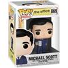 Funko POP! TV: The Office - Michael Scott | Gadget Ufficiale Comedy - Personaggio in Vinile da Collezione - Idea Regalo Compleanno per Fan e Collezionisti