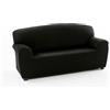 SOFAKOVER® Copridivano Pocket super elastico, copridivano 4 posti, dal design esclusivo, traspirante, confortevole e resistente, copridivano, facile da montare. Misure 220-260 cm. Colore Nero