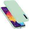 Cadorabo cover compatibile con Samsung Galaxy A50 4G / A50s / A30s, cover in silicone liquido per Galaxy A50 4G / A50s / A30s, custodia in silicone, resistente ai graffi - LIQUID VERDE CHIARO