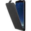 Cadorabo Custodia per Samsung Galaxy S8 PLUS in NERO PROFONDO - Protezione in Stile Flip di Similpelle Strutturata - Case Cover Wallet Book Etui