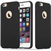 Cadorabo Custodia per Apple iPhone 6 PLUS/iPhone 6S PLUS in CANDY NERO - Morbida Cover Protettiva Sottile di Silicone TPU con Bordo Protezione - Ultra Slim Case Antiurto Gel Back Bumper Guscio