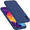 Cadorabo Custodia per Samsung Galaxy A50 / A50S / A30S in LIQUID BLU - Morbida Cover Protettiva Sottile di Silicone TPU con Bordo Protezione - Ultra Slim Case Antiurto Gel Back Bumper Guscio