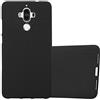 Cadorabo Custodia per Huawei MATE 9 in FROST NERO - Morbida Cover Protettiva Sottile di Silicone TPU con Bordo Protezione - Ultra Slim Case Antiurto Gel Back Bumper Guscio