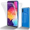 Cadorabo Custodia compatibile con Samsung Galaxy A50 / A50s / A30s in TRANSPARENTE - Custodia per cellulare completa a 360° anteriore e posteriore Protezione a tutto tondo con protezione dello schermo