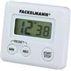 Fackelmann Timer da Cucina Digitale Professionale con Display LCD e Segnale Acustico, Magnete Potente sul Retro, Cronometro Cucina Compatto Salvaspazio 5x2,5x4,5 cm