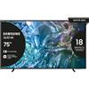 Samsung Q60D TV QLED 4K 75" QE75Q60DAUXZT Smart TV Wi-Fi Titan Gray 2024, Quantum Processor Lite 4K, 4K Upscaling, AirSlim