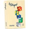 FAVINI Carta LECIRQUE A4 80gr 500fg giallo pastello 100 FAVINI