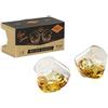 Gentlemen's Hardware Gentlemen' s Hardware Dondolo Bicchieri da Whisky, 11 fl. oz, Argento, Set di 2