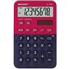 Sharp EL-760R RB - Calcolatrice semitrasparente