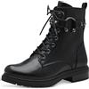 MARCO TOZZI Stivaletti da Donna con Lacci 2-25208-43, Nero, 36 EU