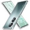 iVoler Cover per Honor 70, Custodia Trasparente per Assorbimento Degli Urti con Paraurti in TPU Morbido, Sottile Morbida in Silicone TPU Protettiva Case