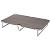 Ferplast Lettino per Cane, Cuccia Cane, Brandina pieghevole per cani DREAM 115, solida struttura in alluminio, Telo in tessuto, 119 x 79 x h 18 cm Tortora