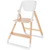 Ergobaby Evolve Toddler Chair base per seggiolone Sedia ergonomica per bambini che crescono a partire da circa 36 mesi, Sedia per bambini regolabile in altezza con design in legno, Natural Wood