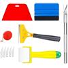 CENMOO Set di carta da parati con raschietto in feltro, set di attrezzi per bricolage, coltello trinciante, autovinyl, per finestre, fai da te, pannelli da soffitto in vinile per auto,