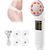 Cozion Massaggiatore Anticellulite Elettrico 3 In 1,EMS Macchina di Cavitazione Ultrasuoni,Massaggiatore Elettrico Portatile Senza Fili,Beauty Machine per Corpo e la Pelle del Viso che Stringe
