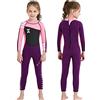 NATYFLY Muta Bambini 2.5mm Neoprene Termico Costume Da Bagno Ragazzi Ragazze Lungha/Manica Corta Muta Immersione Cerniera Posteriore Costumi Da Bagno
