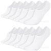 OFFCUP Fantasmini Uomo, 6 Paia Calzini Corti Uomo, Bianco Invisibili Fantasmini Donna, Calzini Uomo Corti, Calzini Donna Corti, Calzini Unisex Comodo Aderente (39-44)