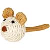 Trixie - Mouse in Corda con sonaglio, 5 cm, Confezione da 4