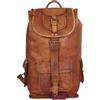 Fatto a mano Zaino spazioso 20" zaino vintage in pelle di capra vera borsa unisex originale