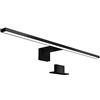 B.K.Licht Luce da specchio LED, luce bianca neutra 4000K, larghezza 60 cm, luce per bagno, lampada per trucco, lampada per bagno, lampada da specchio, 8 W, 780 Lm, 230 V, IP44