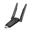 BrosTrend Wi-Fi 6E 5400Mbps Chiavetta WiFi per PC Fisso Laptop, Lunga Portata Adattatore WiFi USB Tri-Band 6GHz 2402Mbps + 5G 2402Mbps + 2.4G 574Mbps, Antenna Wi-Fi USB per PC Windows 11/10 WPA3 OFDMA