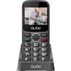 Qubo Telefono Cellulare per Anziani con Tasti Grandi, Senior Telefoni | Supporto SIM Doppio | Chiamata Rapida and Torcia | Radio Suono Alto con USB tipo C di ricarica rapida, Base di ricarica