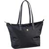Tommy Hilfiger Borsa Tote Bag Donna Poppy con Zip, Blu (Space Blue), Taglia Unica