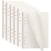 SAIJIAN 6 Confezioni Fogli A5 con Buchi 6 Fori Vergini Ricarica di Carta 270 Fogli/540 Pagine per Raccoglitore da Anelli A5 Quaderno Diario Fogli