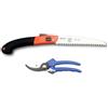 DUE BUOI KIT GIARDINAGGIO FORBICE DA POTA 149/20 - SEGHETTO PIEGHEVOLE RS180/18