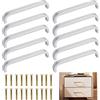 LYTIVAGEN 10 Pz Maniglia per Mobili da Cucina in Lega di Alluminio Maniglia Universale per Porta Maniglia Cassetto per Mobili in Metallo Maniglia per Porta Esterna con 20 Viti per Porta dell'Armadio