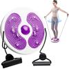 TOGETDREAM Twist Waist Disc Board Disco Rotante Fitness con Fune di Trazione Breaking Limits Slimmy Pedana Rotante Dimagrante Multi-funzionale massaggio ai piedi magnetico Attrezzatura per il fitness adulti