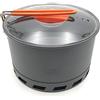 Tentock Pentola da Campeggio Portatile con Manico e Coperchio in Silicone Pieghevoli, Pentole in Alluminio Ultraleggere da Esterno per BBQ Picnic Viaggio(2.4L)