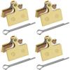 The Lord of the Tools 4 Paia Pastiglie Freno A Disco Per Bicicletta Compatibili Con Shimano Deore M610 M615 M6000 SLX M666 M675 M7000 XT M785 M8000 Saint BR-M820 Freni A Disco In Metallo Sinterizzato