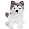 Gipsy Peluche Chien Husky - GIPSY TOYS - Assis, 25 cm