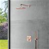 Mariner sistema doccia con Eden edge termostato incl. corpo incasso, soffione doccia rotondo e set doccetta in metallo, EDE2902-RG#Set2, Eden oro rosa [Rubinetteria Bagno > Sistemi Doccia da Incasso]