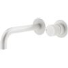 Mariner Logica Shine rubinetto lavabo a parete proiezione: 250 mm, incluso corpo incasso smart, LOS1111-BO+INT0055-00+BOT0258-BO, Logica Shine bianco opaco [Rubinetteria Bagno > Rubinetteria Lavabo]