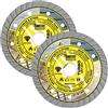 SabreCut 2 lame per sega circolare SabreCut SCDT125_2 da 125mm (5) x 10mm x 22,24mm con foro turbo diamantato per smerigliatrice angolare compatibile con Bosch Dewalt Makita Milwaukee e molti altri