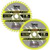 SabreCut 2pcs SCCSW160K1 160mm 40T 80T 20mm Foro Lama sega circolare TCT