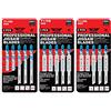TopsTools 15 x TopsTools JSTTK3118 T118A T118B T118G Lame per seghetto alternativo per taglio metalli compatibili con Bosch Dewalt Makita Milwaukee e molti altri